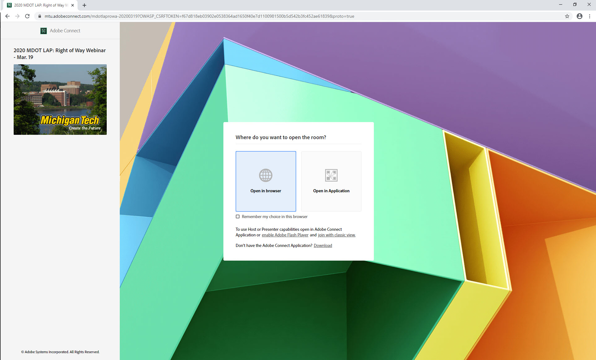 Open in Browser image